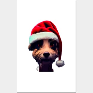 Christmas Funny dog Posters and Art